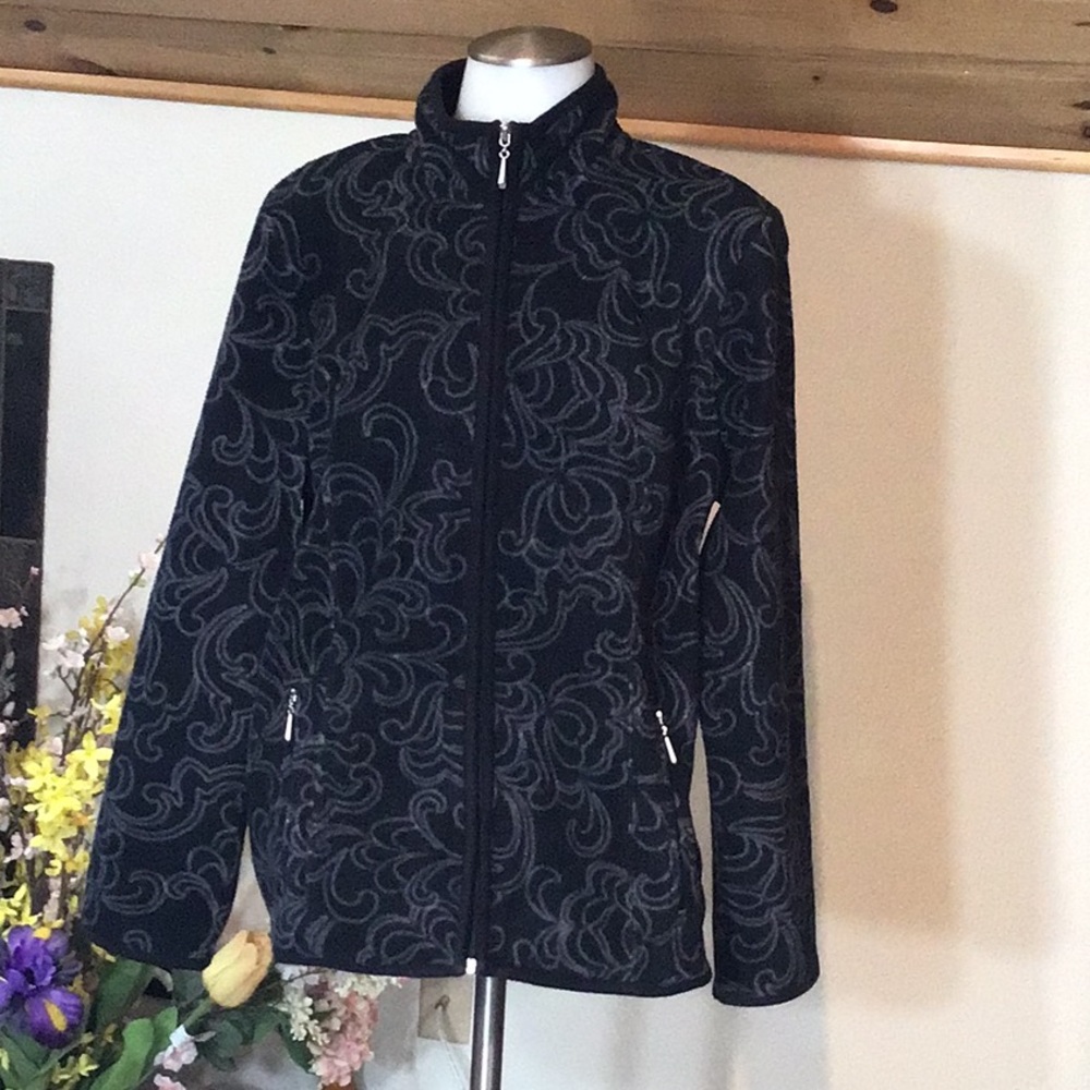 Karen Scott Sport Fleece jacket.